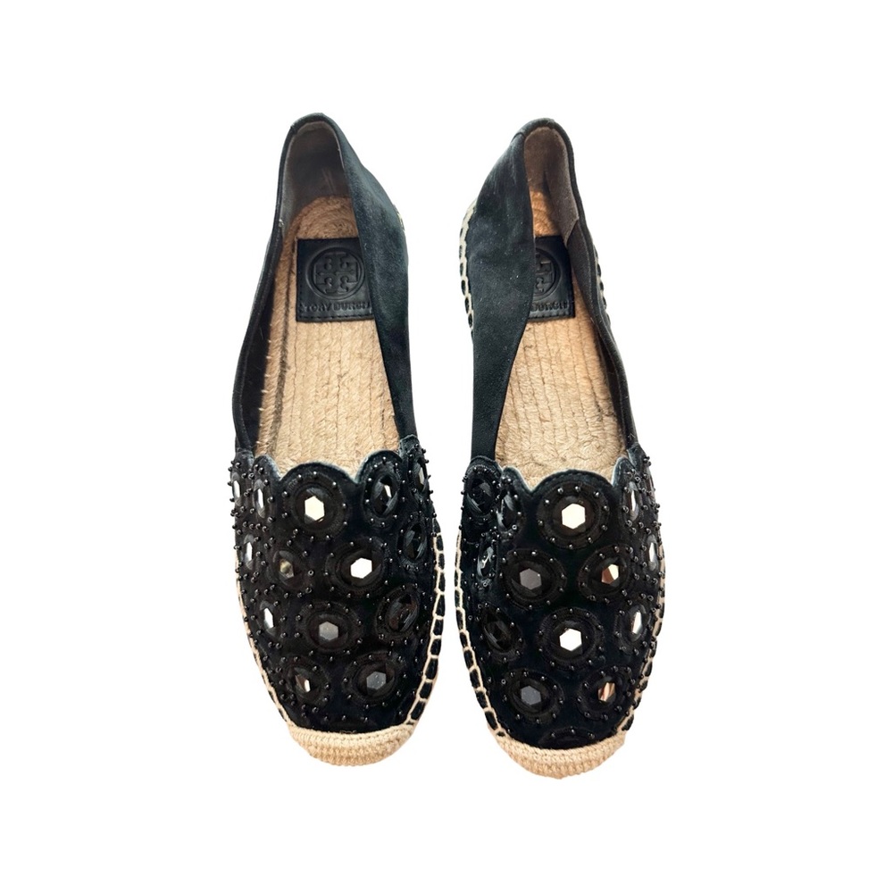 Tory Burch Espadrilles - like new! Beautiful sparkle!